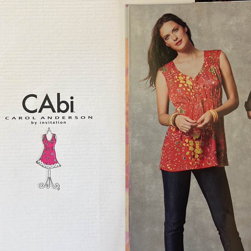 CAbi Wild flower sleeveless tunic | Size Medium